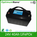 Bateria de 24V 40ah LiFePO4 para cuidados médicos China